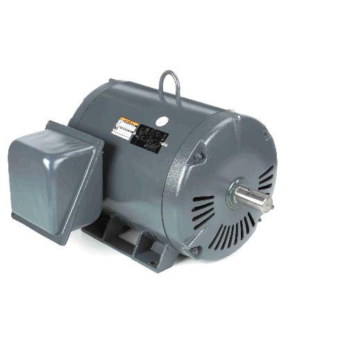 Leeson 60 HP Elevator Duty Motor, 3 phase, 1200 RPM, 200 V, 404T Frame, ODP - LM28162