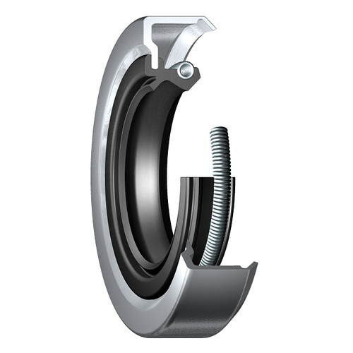 CR Seals 34700 Double Lip Oil Seal - Solid, 3.469 in Shaft, 4.626 in OD, 0.625 in Width, CRSA1 Design, Nitrile Rubber (NBR) Lip Material