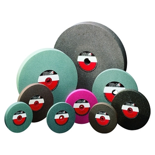 CGW Abrasives Bench Wheels, Brown Alum Oxide, Single Pk, Type 1, 10X1 1/2, 1 1/4" Arbor, 36, O (1 EA / EA)