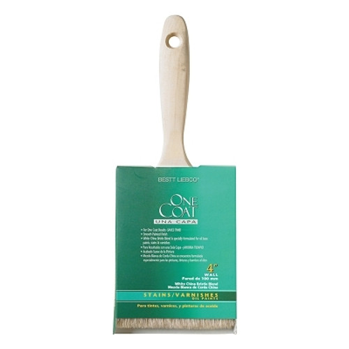 Rubberset ONE COAT Stain/Varnish Brushes, 7/8" thick, 3 1/4" trim, White China (6 EA / CS)