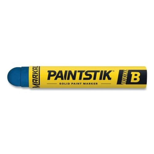 Markal Paintstik Original B Marker, 11/16 in x 4-3/4 in, Blue (12 EA / DZ)