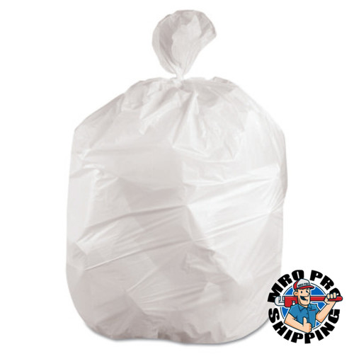 Low Density Repro Can Liner, 8-10 gal, 0.4 mil, 24 in W x 23 in H, White (1 CT / CT)