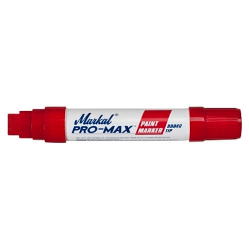 Markal PRO-MAX Paint Markers, Red, 9/16 in, Jumbo (1 MKR / MKR)