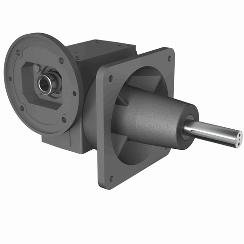 Hub City Cast Iron Single-Reduction Worm Reducer - 328 25/1 R WR 182TC STD FLANGE