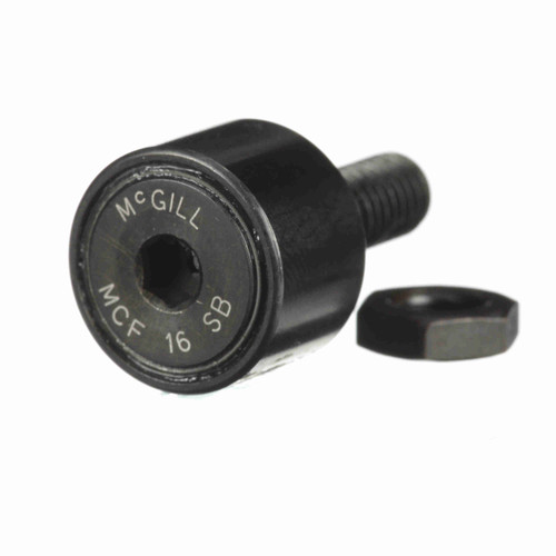 McGill CAMROL® Crowned Metric Cam Follower - Stud Mount Roller - Hex Hole - Sealed - MCF 16 SB