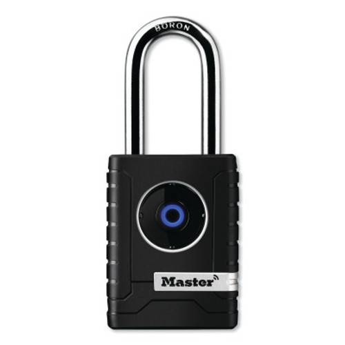 Bluetooth Outdoor Padlock for Business Application, 11/32 in Diam, 2 in L, 15/16 in Inner Width, Black (1 EA) Bluetooth Outdoor Padlock for Business Application, 11/32 in Diam, 2 in L, 15/16 in Inner Width, Black (1 EA)