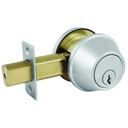 COMM SGL CYL DEADBOLT SATIN CHROME KA4 SCHLAGE C (1 EA)