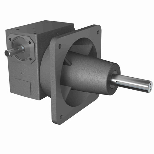 Hub City Cast Iron Single-Reduction Worm Reducer - 327 7.5/1 R WR STD FLANGE