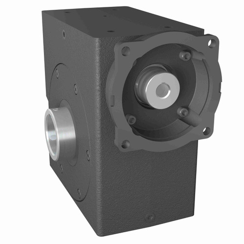 Hub City Cast Iron Single-Reduction Worm Reducer - 385 5/1 A WR 143TC 1.438