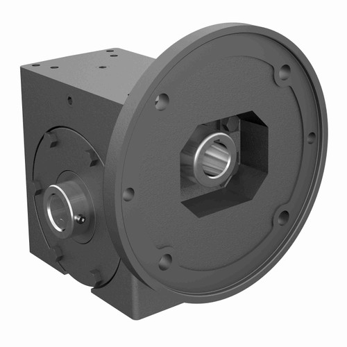 Hub City Cast Iron Single-Reduction Worm Reducer - 265 10/1 A WR 182TC 1.438