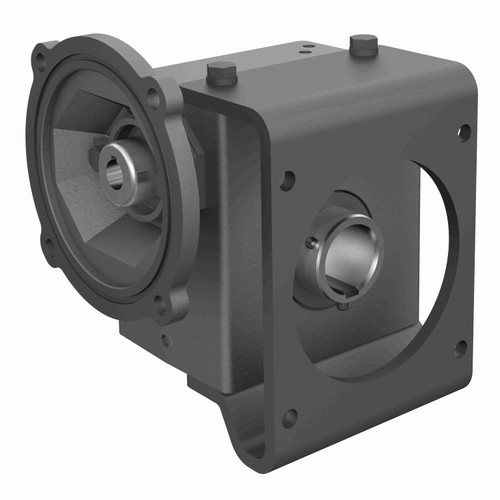 Hub City Cast Iron Single-Reduction Worm Reducer - 216 50/1 R WR 143TC 1.188