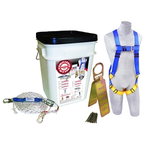 REUSABLE ROOF ANCHOR- 5POINT HARNESS- ROPE GRAB (1 EA)