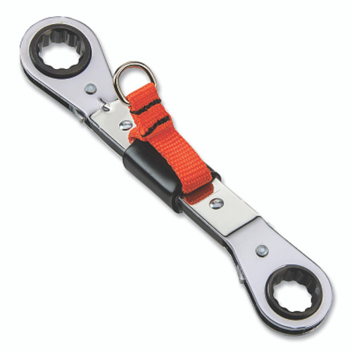 Proto Tether-Ready Offset Double Box Reversible Ratcheting Wrench, 19 mm; 21 mm (1 EA / EA)