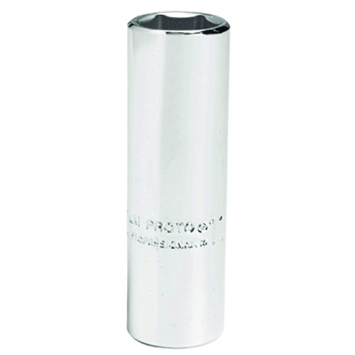 Proto Torqueplus Deep Sockets 1/4 in, 1/4 in Drive, 1/2 in, 12 Points (1 EA / EA)