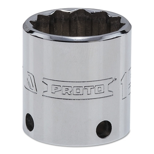 Proto Tether-Ready Drive Deep Sockets, 3/8 in Drive, 15/16 in, 1 5/16 in L, 12 Points (1 EA / EA)