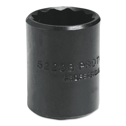 Proto Torqueplus Protoblack Sockets, 1/2 in Drive, 1 1/4 in, 12 Points (1 EA / EA)