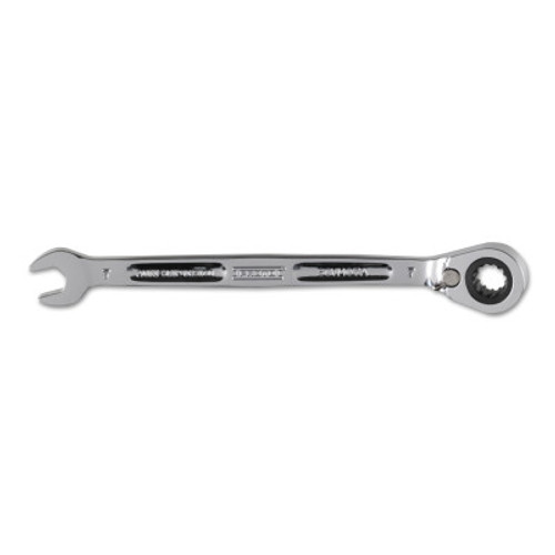 Full Polish Combination Reversible Ratcheting Wrenches, 7 mm, 5 5/32 in Long (1 EA)