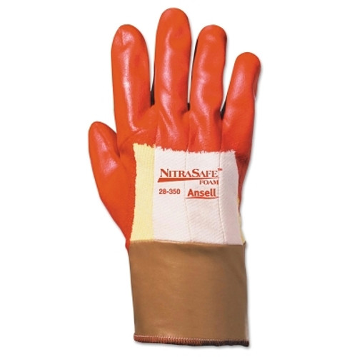 28-350 Heavy Duty Coated Gloves, Size 8, Orange (12 PR / DZ)