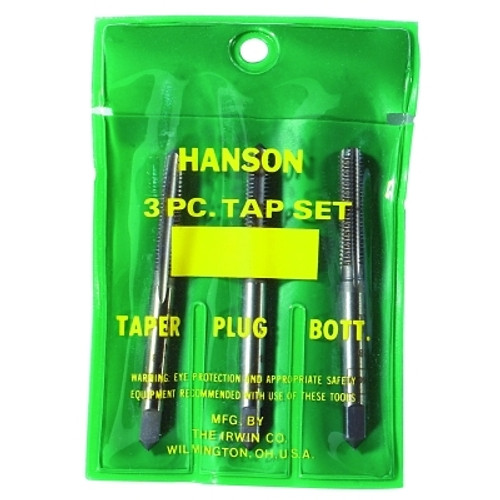 Plastic Pouched Sets, Taper, Bottoming & Plug, 12 mm - 1.75 (1 ST / ST)
