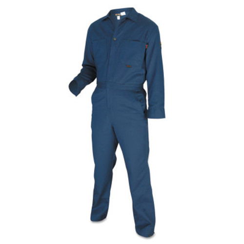 Flame Resistant Coverall, Royal Blue, 40 (1 EA)