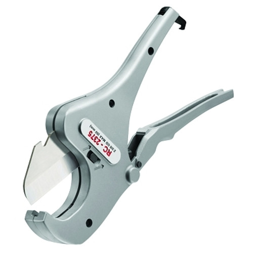 Ratcheting Pipe and Tubing Cutter, 1/2 in-2 3/8 in Cap., For Plastic Pipe/Tubing (1 EA)