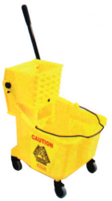 Newell Rubbermaid Bucket/Wringer Combination Pack, 44 qt, Yellow (1 EA/CASE)