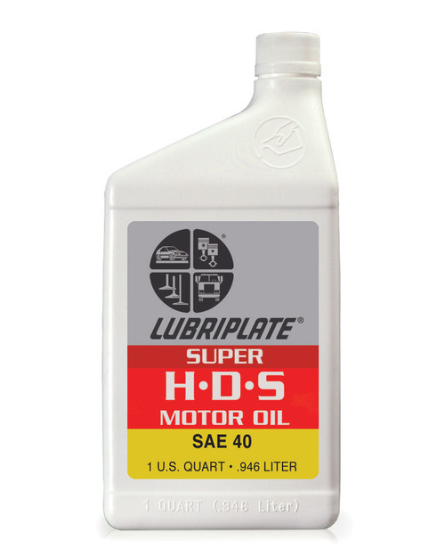 LUBRIPLATE SUPER HDS  MOT. OIL - 40, 1 Quart, (1 BTL/EA) LUBRIPLATE SUPER HDS  MOT. OIL - 40, 1 Quart, (1 BTL/EA)