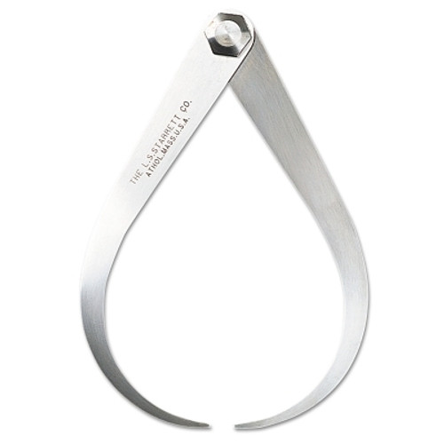 L.S. Starrett 26 Series Improved Firm-Joint Outside Caliper, 18 in, Flat Leg (1 EA / EA)