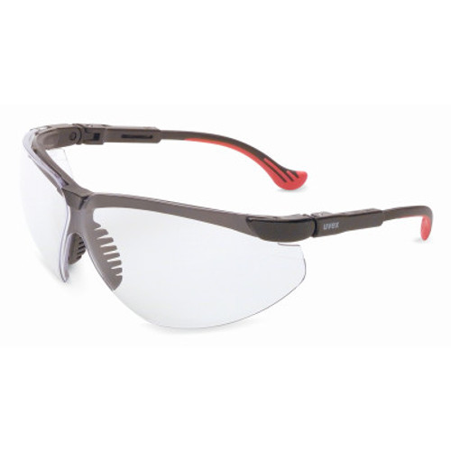 Honeywell Genesis XC Eyewear, Clear Polycarbonate Lenses, Black Frame (1 PR/BOX)