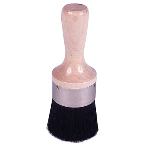 Weiler Stencil Brush, 1 in, Black China Bristle, Wood Handle, 1-3/8 in Trim (1 EA / EA)