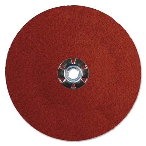 Weiler Tiger Ceramic Resin Fiber Discs, 7 in Dia, 5/8 Arbor, 24 Grit, Ceramic (25 EA / BX)