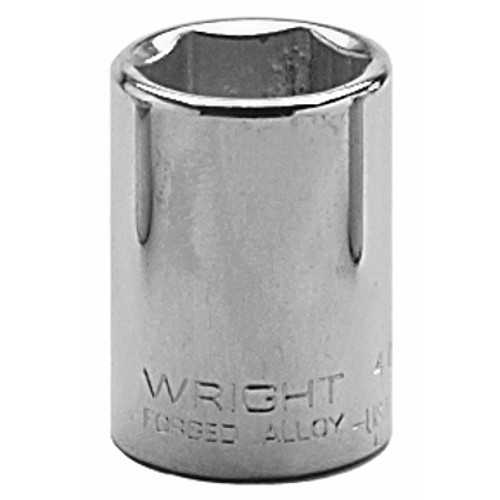 Wright Tool 1/2" Dr. Standard Sockets, 1/2 in Drive, 1 1/4 in, 6 Points (1 EA / EA)