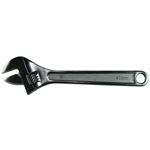 Anchor Brand Adjustable Wrench, 12 in L, 1-1/2 in Opening, Chrome Plated (1 EA / EA)