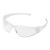 Checkmate Safety Glasses, Clear Lens, Polycarbonate, Uncoated, Clear Frame (1 EA)