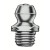 Alemite Non-Corrosive Fittings, Straight, 17/32 in L, Male/Male, 1/4 in (SAE) (1 EA / EA)