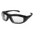 Hornet DX Safety Glasses, Clear Lens, Duramass Anti-Fog, Black Frame (12 PR / DZ)