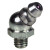 Alemite Metric Fittings, Elbow - 45°, 13/16 in, Male/Male, 6 mm (1 EA / EA)