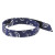 Chill-Its 6705 Evaporative Cooling Hook and Loop Bandana, Navy Western (24 EA / CA)