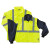 GloWear 8385 Class 3 4-In-1 Thermal Jackets, Small, Lime (1 EA)