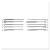 Needle Files, 6 1/4 in, Half Round (12 EA / BOX)