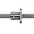 NSK W1002MA-2Y-C3T2 Bridge Deflector Ball Screw, 10 mm Dia Screw, 2 mm