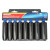 Crescent 8 Pc. 6 Point Deep Impact Metric Socket Sets, 1/2 in Dr, 12 mm to 22 mm Opening (1 ST / ST)