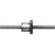 NSK RNFBL3610A2.5S Return Tube Circular Flanged Rolled Ball Screw and Nut Assembly With Seal, 36 mm Dia Screw, 10 mm