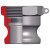 Andrews/Boss-Lock Type A Cam and Groove Adapters, 1 1/2 in NPT Female, Stainless (1 EA)