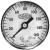 Dixon Valve Standard Dry Gauges, 0 to 300 psi, 1/4 in NPT(M), 2 in Dia., Bottom Mount (10 EA / BX)