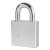 Steel Padlocks (Square Bodied), 5/16 in Diam., 1 1/8 in Long (6 EA / BX)