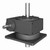 Hub City Cast Iron Single-Reduction Worm Reducer - 459V 10/1 AL WR