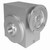 Hub City Stainless Steel Washdown Worm Reducer - SSW325 25/1 B WR 143TC 2.000