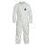 Tyvek 400 Collared Coveralls, Elastic Waist, Open Ankles/Wrists, Front Zipper, Serged Seams, White, 5X-Large (25 EA / CA)