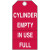 Cylinder Status Tags, 5 3/4 x 3 in, Cylinder Empty, In Use Full (100 EA / PKG)